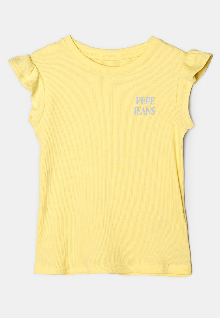 Pepe Jeans T-shirt print geel