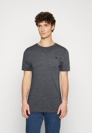 STRUCTURED - T-shirt - bas - black