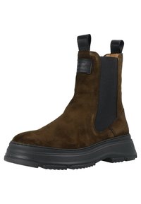 GANT JANEBI - Classic ankle boots - olive