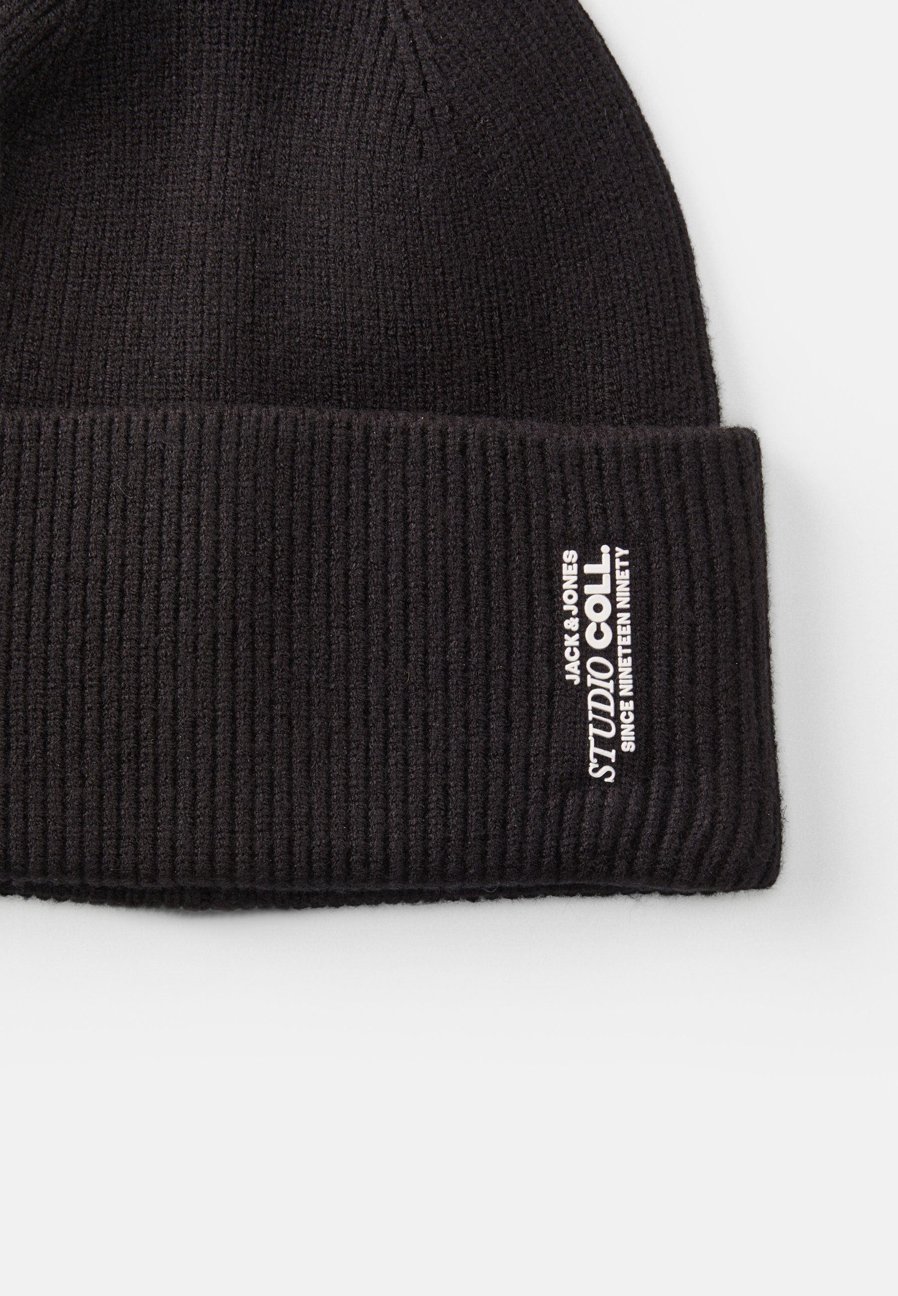 Cha-m！①Colemanコクーン3 Jack & Jones JACCOLL LONG BEANIE - Megzta kepurė - black/juoda