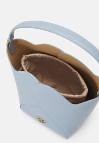 Pinko HEART  - Ručna torba - light blue/antique gold