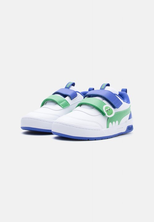 PUMA MULTIFLEX 2 DINO UNISEX - Road running shoes - white/green fruit/royal sapphire — foto 2