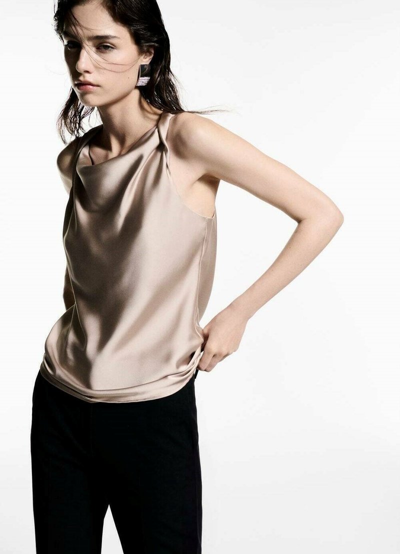 Mango Blúzka - light grey