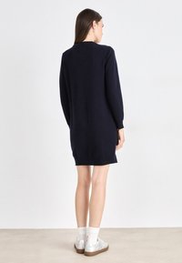GANT DRESS - Abito in maglia - evening blue