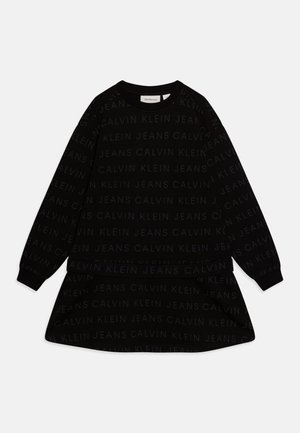 Calvin Klein Jeans, LOGO DRESS - Vestido informal - black