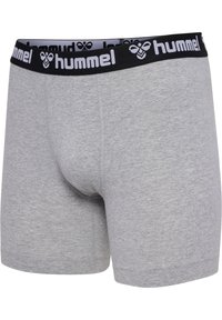 Hummel 2-PACK - Boxerkalsong - grey melange