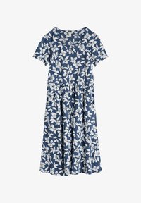 Valimata, navy paper floral ship