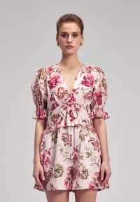 adL FLOUNCED WAIST SHORT - Tuta jumpsuit - printed pink