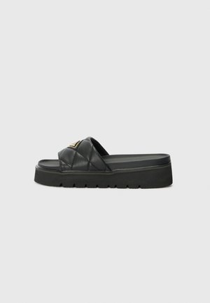 MUDDY QUILT - Mules - black