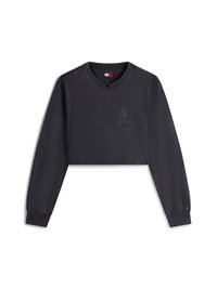 CREST NOTCH - Top dugih rukava - black