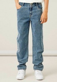 LMTD DAD - Jeans a sigaretta - dark blue denim