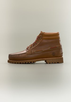 Timberland, AUTHENTIC MID LACE BOOT - Боти с връзки до глезена - mid brown