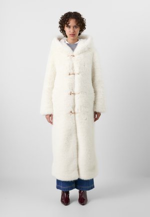 GAP GAP X CULT GAIA FAUX FUR COAT - Abrigo clásico - antique white