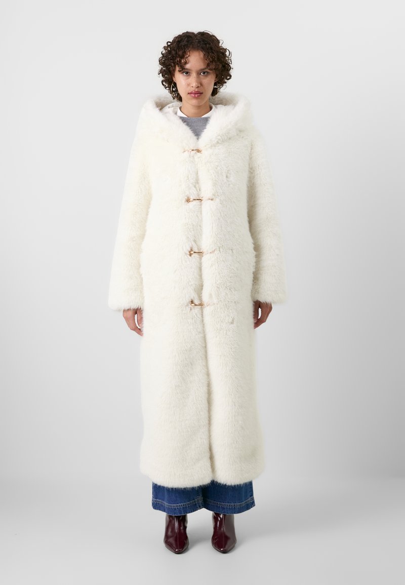 GAP GAP X CULT GAIA FAUX FUR COAT - Klasikinis paltas - antique white