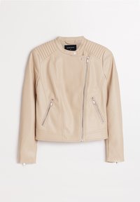 Giacca in similpelle - beige