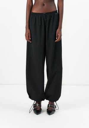 Stoffhose - black