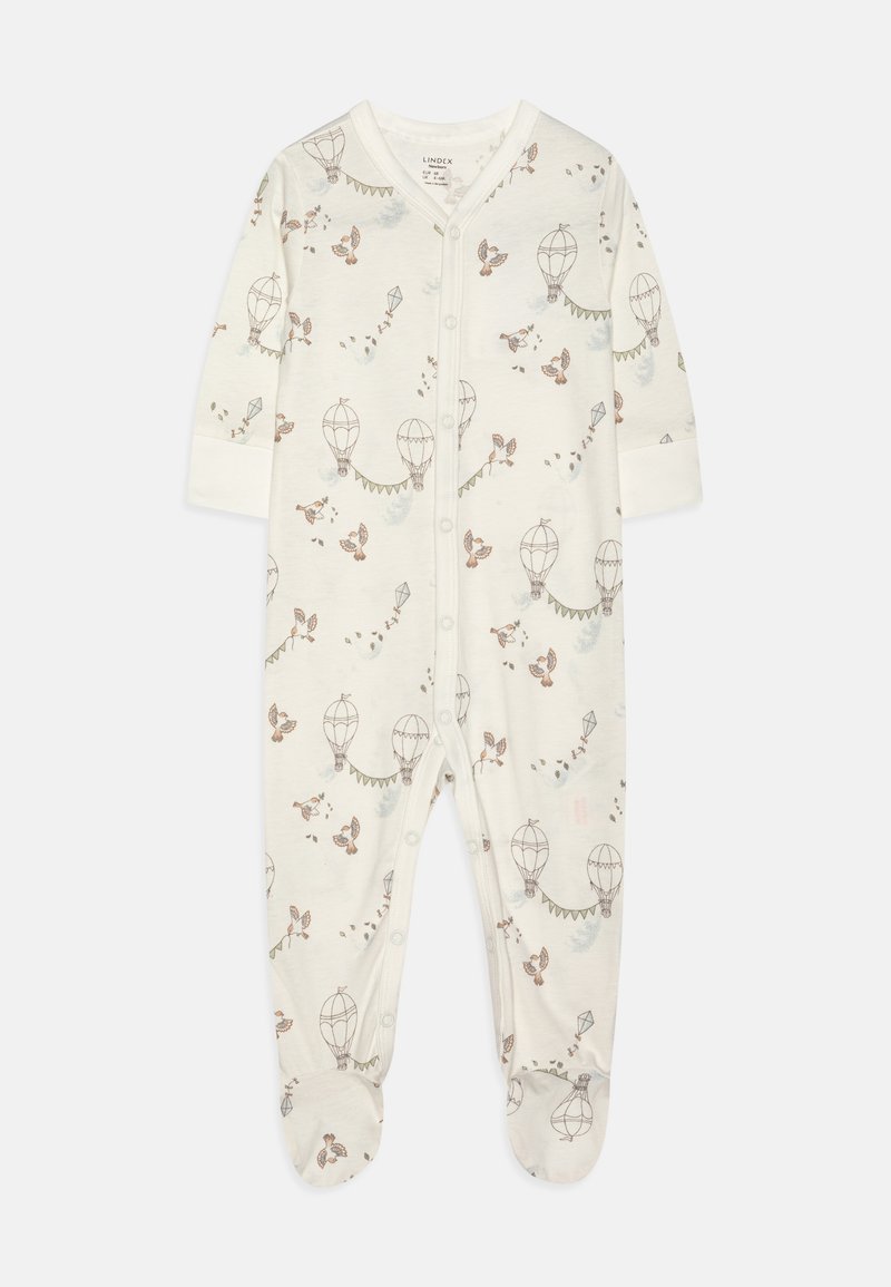 Lindex NEWBORN UNISEX - Strampler - light dusty white