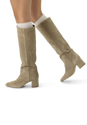 MIT ABSATZ - Boots - beige