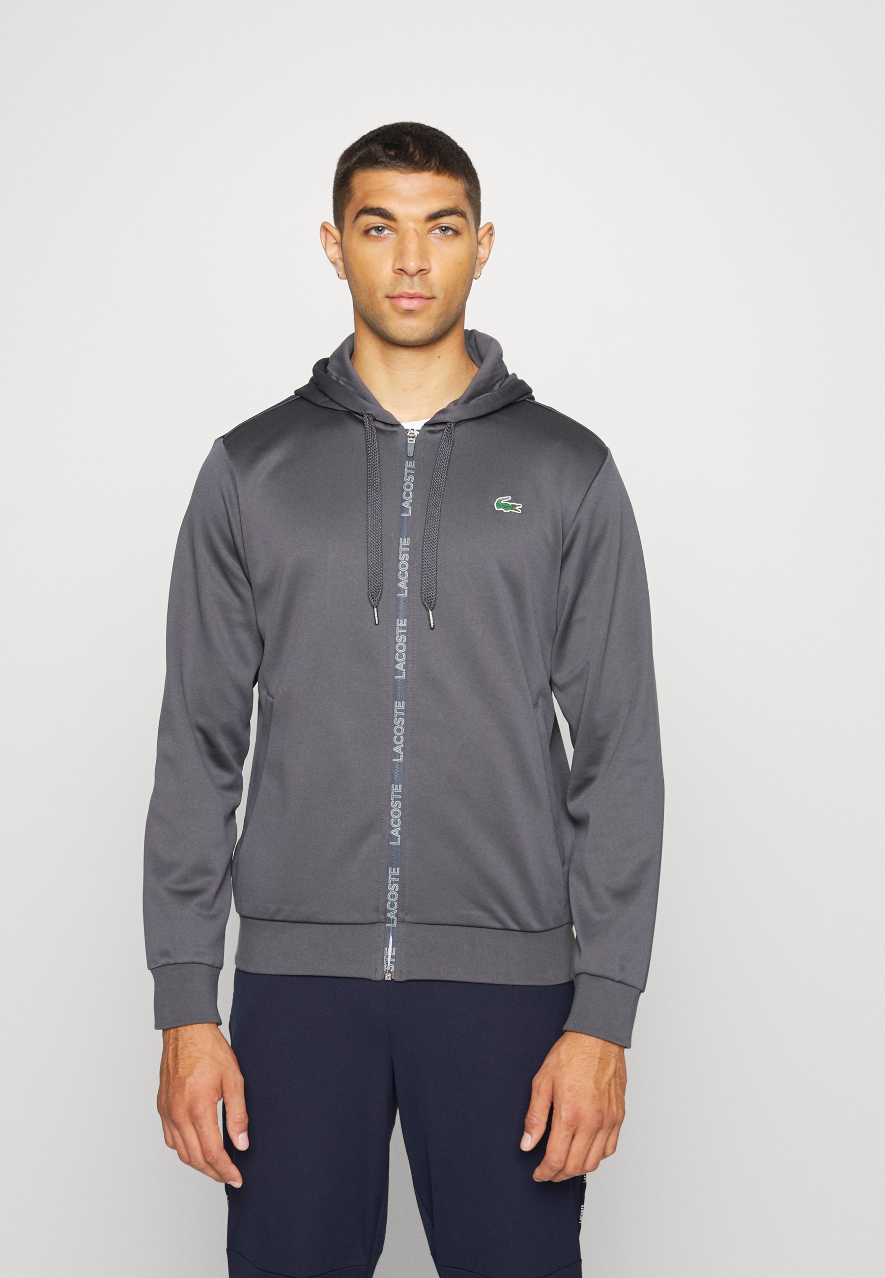 lacoste half zip jacket