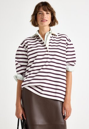 EMMA RUGBY - Polo marškinėliai - dark dusty lilac
