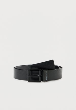 REVERSIBLE DEBOSSED BELT - Remen - black
