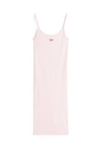 SCRIPT STRAP MIDI DRESS - Φόρεμα από ζέρσεϊ - precious pink