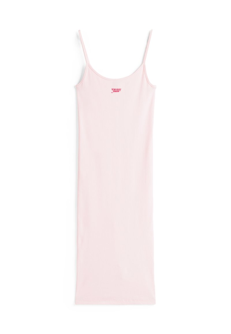 Tommy Jeans Jerseyjurk donkerroze