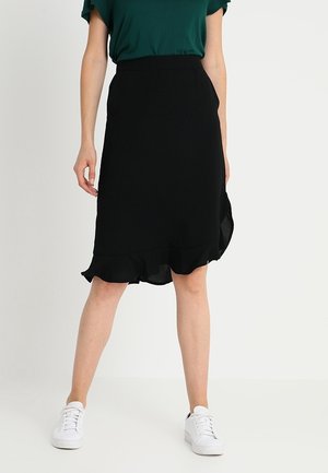 A-snit nederdel - black