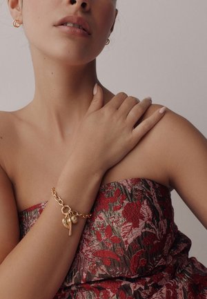Next, HEART CLUSTER - Bracelet - gold tone