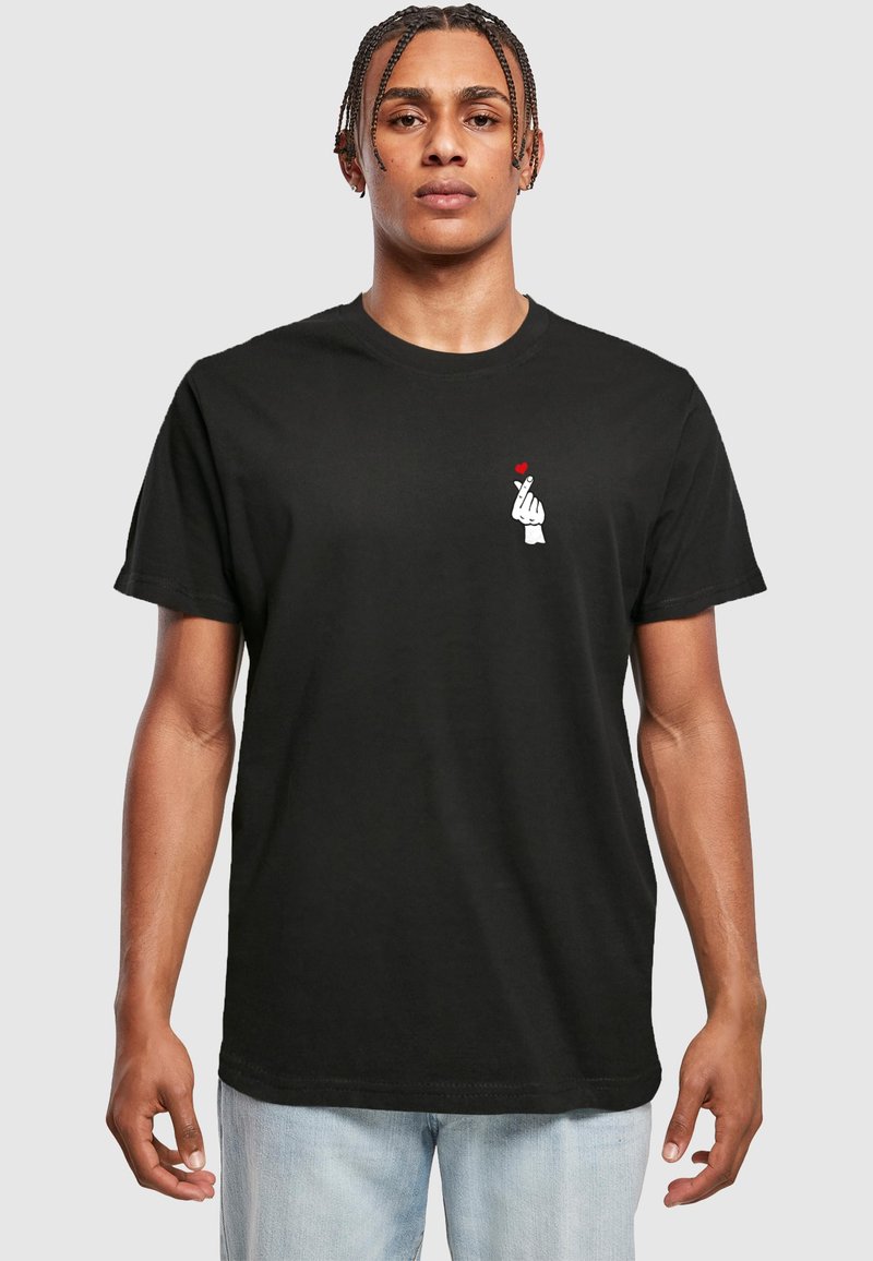 Mister Tee - LOVE SIGN 2.0 - Print T-shirt - black, Enlarge