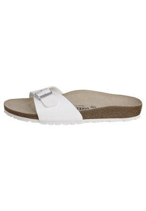 MADRID BF NARROW - Pantolette flach - weiss