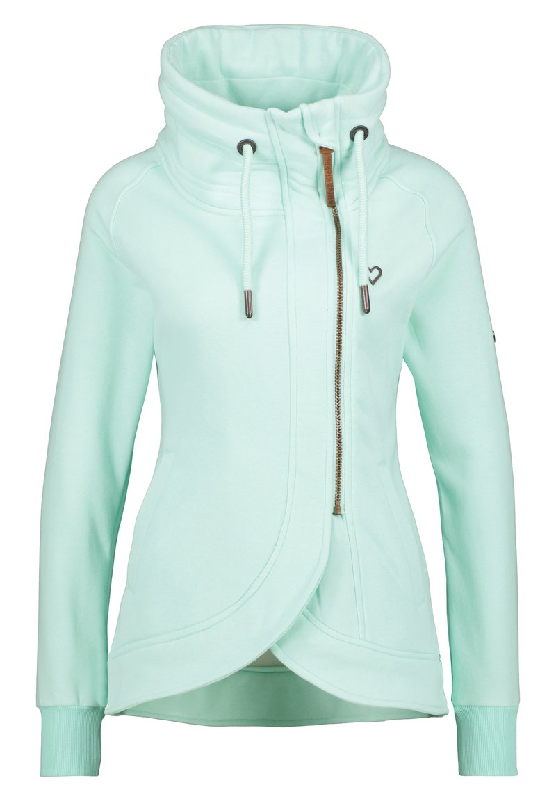 alife u0026 kickin MERYLAK - Zip-up sweatshirt - mint melange/mottled green -  Zalando.de