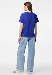Pieces PCRIA SOLID TEE - T-shirts basic - bluing