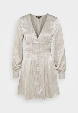 CINCHED WAIST A LINE MINI DRESS - Cocktail dress / Party dress - cream