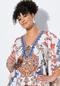 MIAMODA LOOSE FIT ALLOVERMUSTER - Camicetta - off white