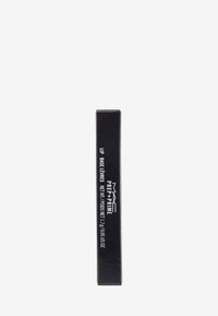 MAC Prep + Prime Lip, schwarze Verpackung, rechteckige Form, metallische Schriftzüge, 1,7g/0,05oz, minimalistisches Design mit glattem Finish.