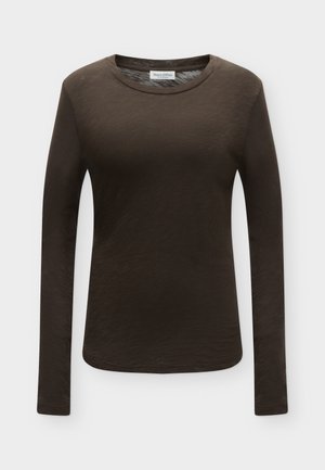 Marc O'Polo, JERSEY T-SHIRTS LONGSLEEVE - Блуза с дълги ръкави - burnt coffee