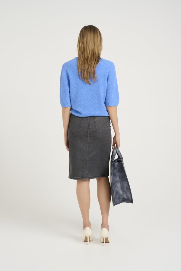 ALPHA TEE - Jumper - wedgewood melange3