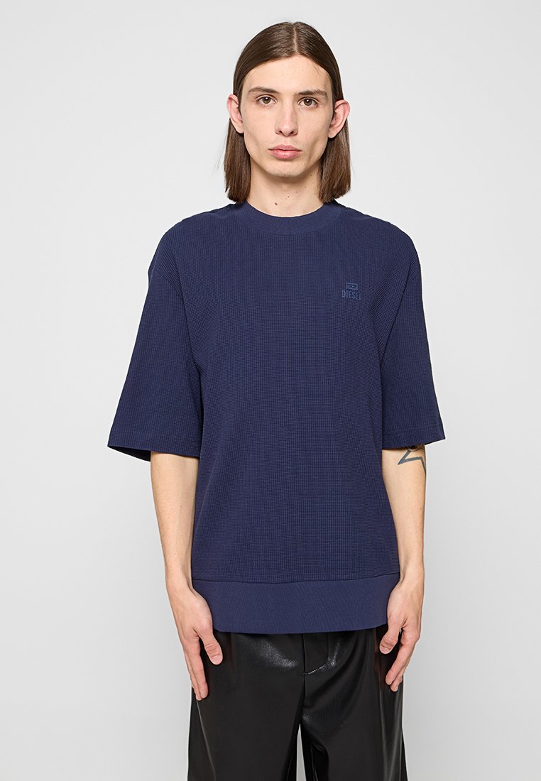 Diesel T-shirt basic donkerblauw
