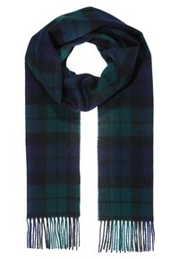 Barbour NEW CHECK TARTAN SCARF UNISEX - Sall - navy