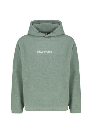 SUBLEVEL BESTICKT - Kapuzenpullover - middle-green