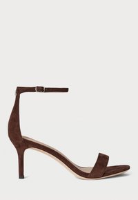 ALLIE MID HEEL SUEDE SANDAL - Sandali - dark hickory