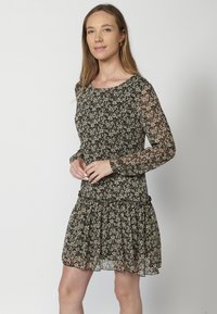 Koroshi LONG SLEEVE - Rochie de zi - black