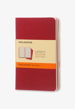 Moleskine CAHIER 3PACK - Sonstige Accessoires - preiselbeerrot