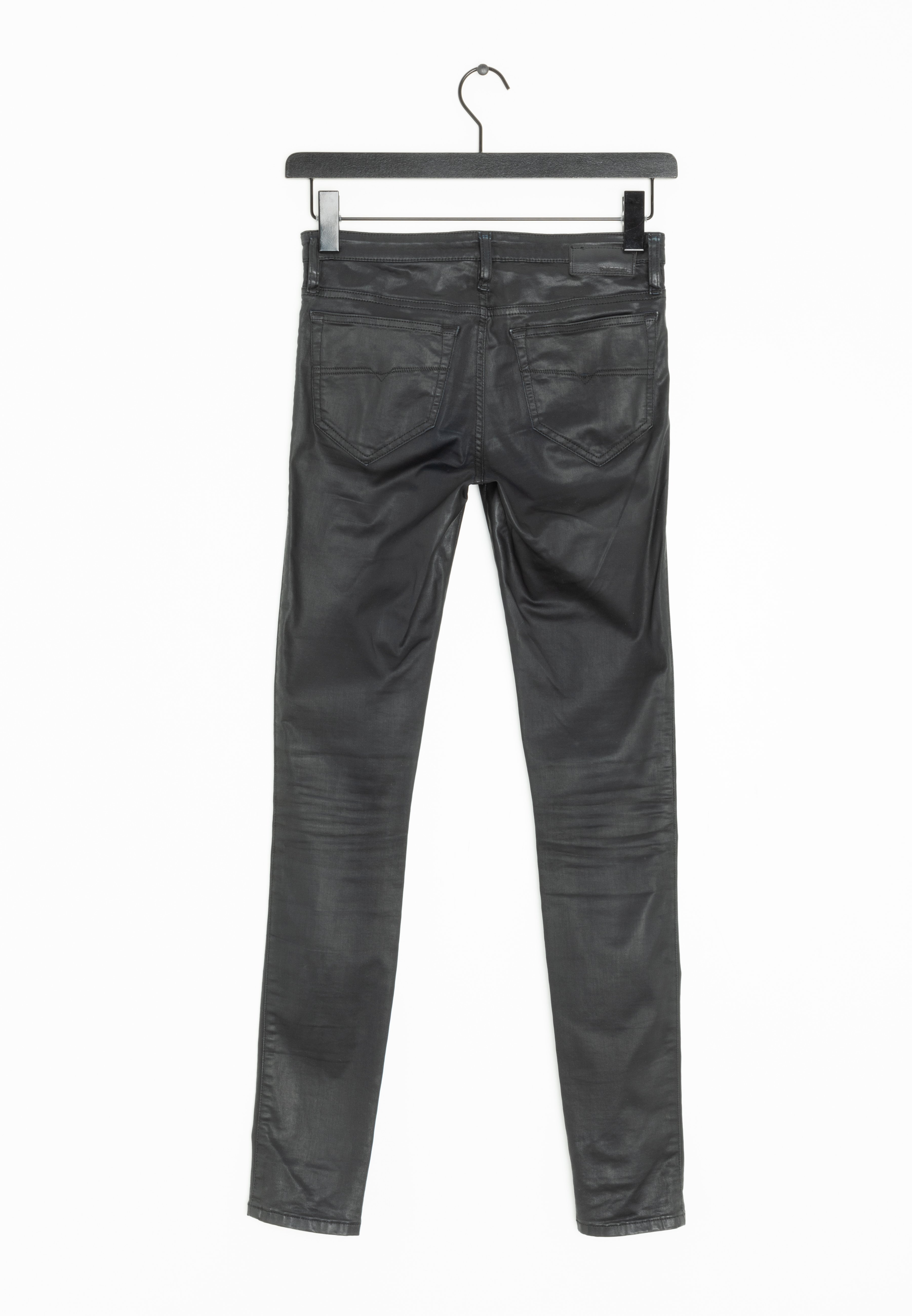 Diesel Pantaloni di pelle - black/nero - Zalando.it