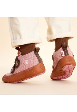 Affenzahn KNIT HAPPY - Lauflernschuh - pink