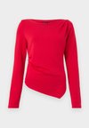 VMMILLE BOATNECK SHORT - T-shirt à manches longues - ribbon red