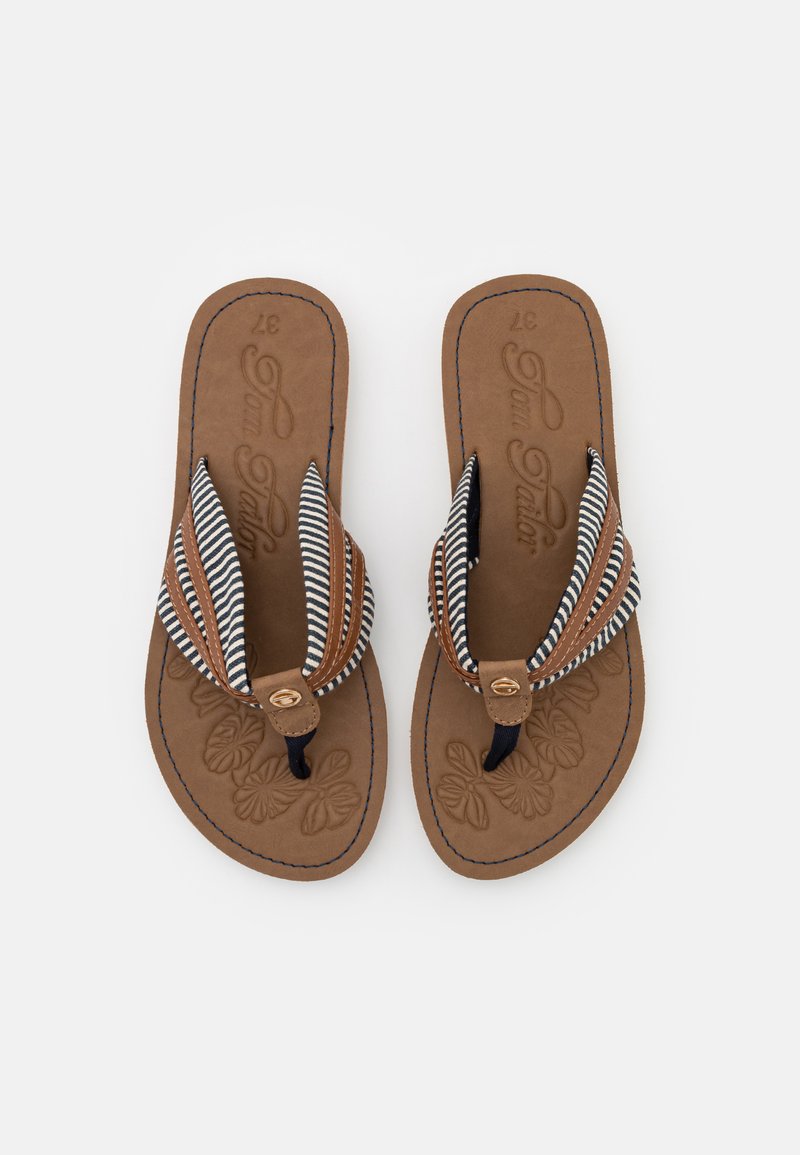 Damen Riemchensandalen | TOM TAILOR Zehentrenner navy/blau - MK00852 Damen Riemchensandalen | TOM TAILOR Zehentrenner navy/blau - MK00852