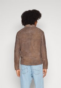 AllSaints CORA JACKET - Leren jas - chai brown