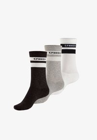 Unselected, x schwarz x off white x grau meliert